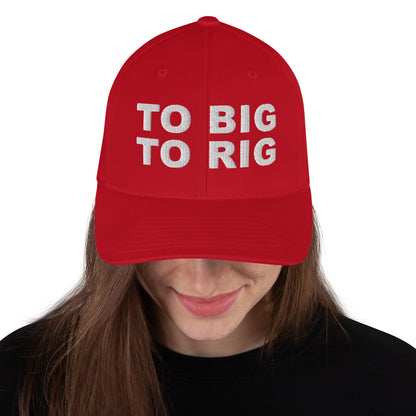 TO BIG TO RIG - Closed Structured Twill Cap