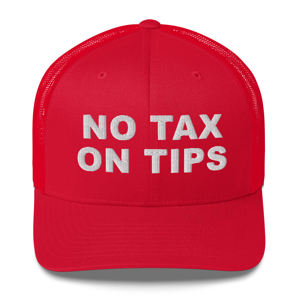 NO TAX ON TIPS - Trucker Cap